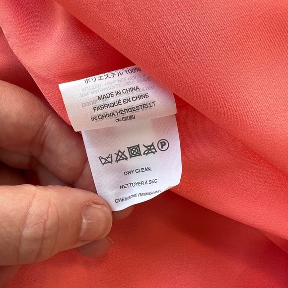 NWT J. Crew Strappy Peplum Party Dress in Cotton Silk Faille, Coral, 4 - Picture 9 of 11